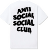 Anti Social Social Club "Burn It Down" White Tee