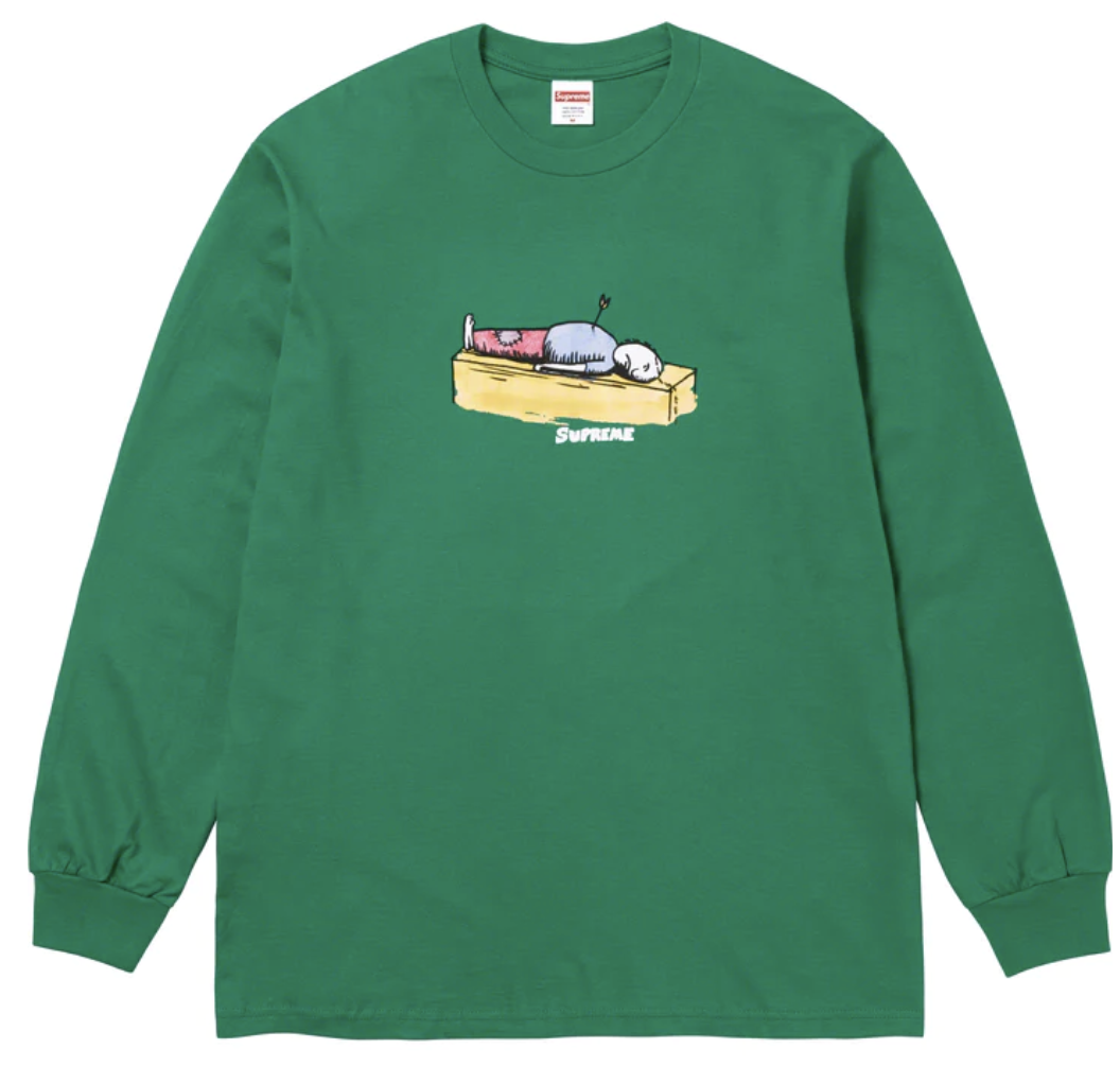 Supreme "Neil Blender Arrow" L/S Green Tee