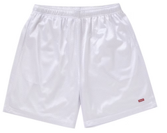 Supreme Small Box Baggy Mesh Short White