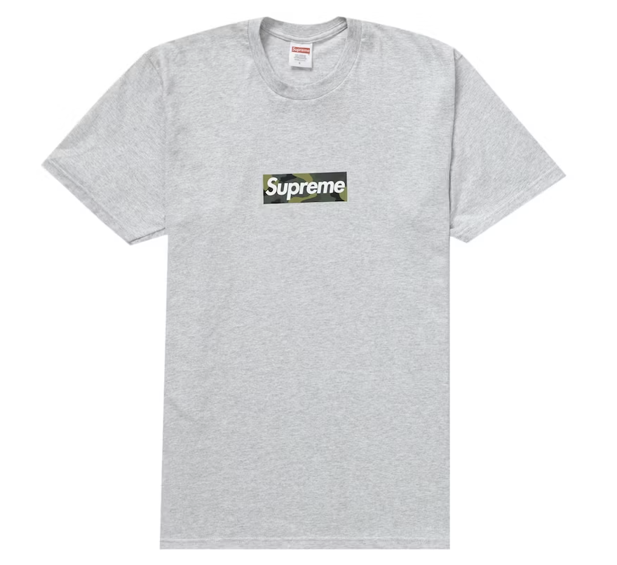 Supreme Box Logo Tee Grey (FW23)