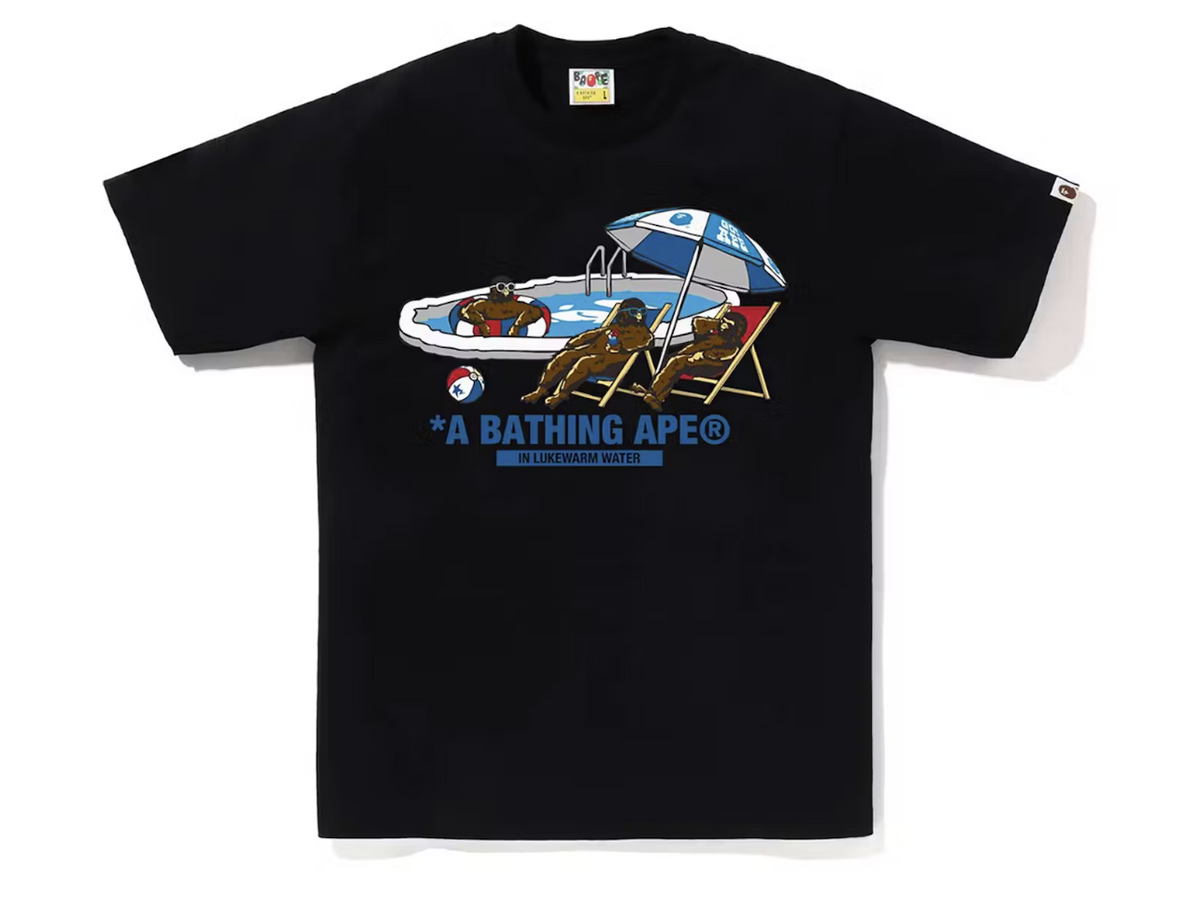 BAPE Poolside Tee Black