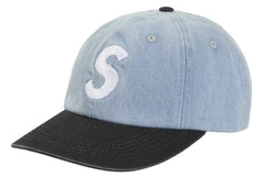 Supreme Pigment Coated 2-Tone S Logo 6-Panel Denim