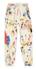 Palm Angels Painted College Sweatpants Off White/Red Pre-Owned
