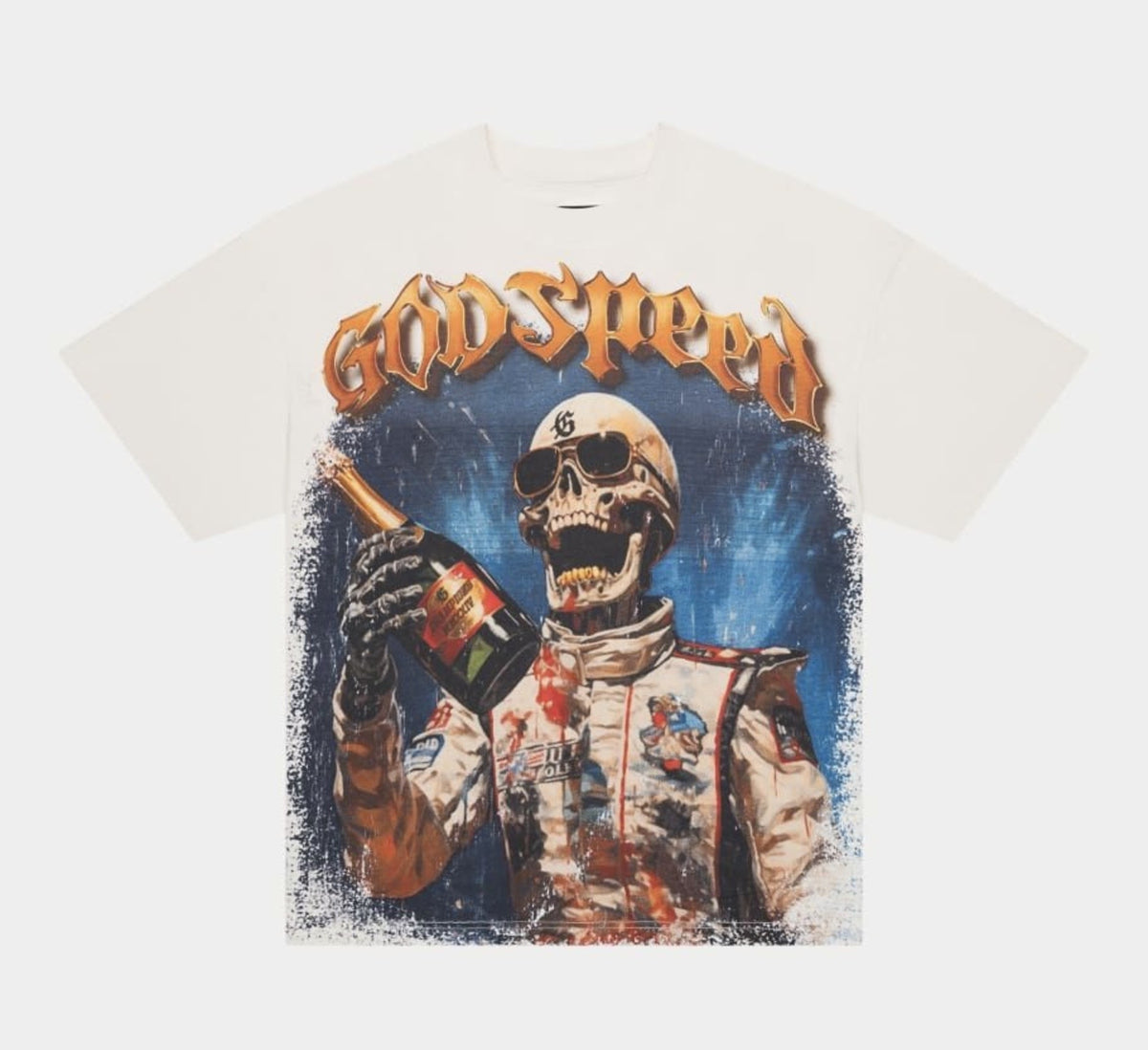 Godspeed "Victory Toast" Bone Tee