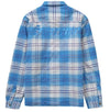 Supreme Lined Flannel Snap Blue Shirt