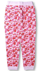 BAPE Pink ABC Camo Sweatpants