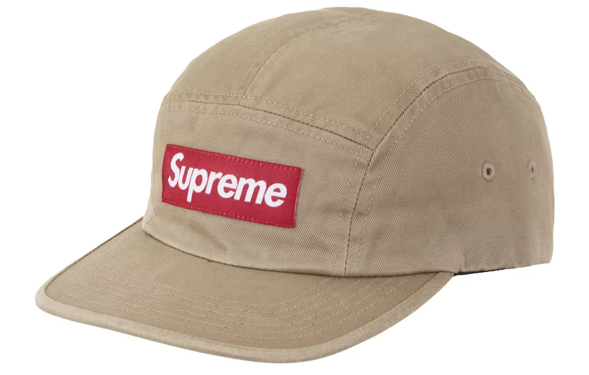 Supreme Washed Chino Twill Camp Cap Tan (FW25)