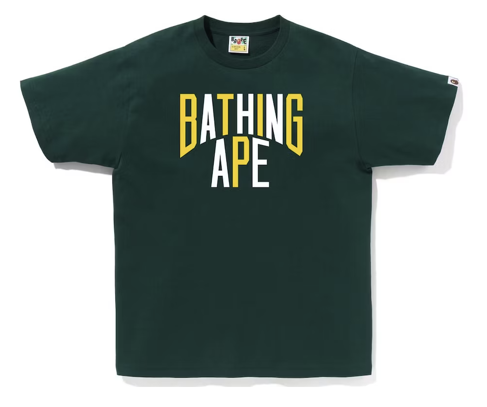 BAPE Colors NYC Logo Green Tee SS23 (SALE)