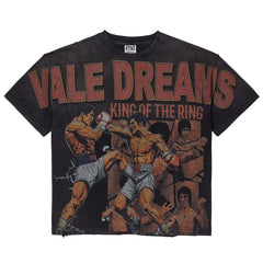 VALE FIST BLACK WASH TEE