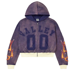 Vale Forever Chimera Zip Up Hoodie 'Purple'