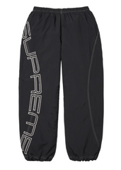Supreme Spellout Embroidered Track Pant (SS25) Black