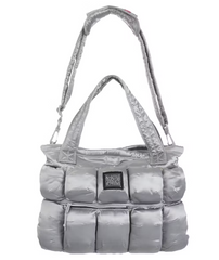 Supreme Marithé + François Girbaud Pokachu Puffer Tote Bag Silver