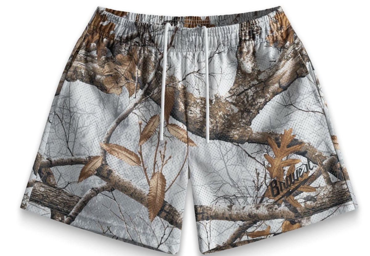 Bravest Studios White Realtree Shorts