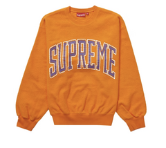 Supreme "Inside Out" Orange Crewneck