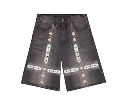 Bravest Sapphire Jorts Black