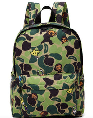 Bape Green ABC Milo All Friends Bag