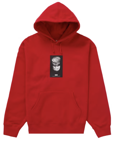 Supreme Soup Can Hooded Sweatshirt Red