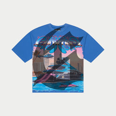 Godspeed Memento Vivere Blue Tee