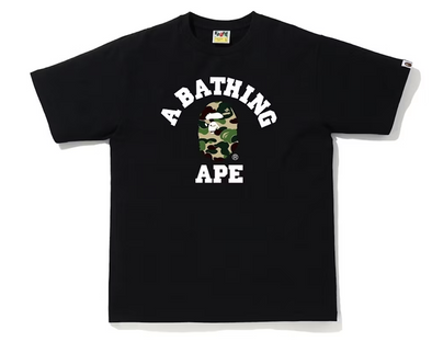 BAPE ABC Camo College Black/Green Tee
