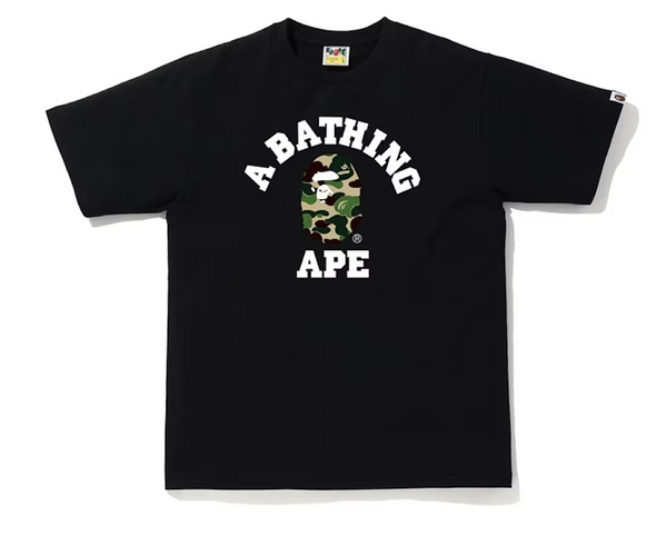BAPE ABC Camo College Black/Green Tee