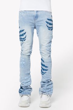 Guapi Aqua Blue Hell Dragger Denim