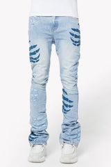 Guapi Aqua Blue Hell Dragger Denim