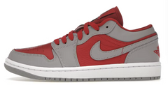 Jordan 1 Low "Homage Split Gym Red Cement Grey" Women's