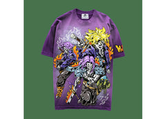 Warren Lotas x Dragon Ball "Jacket Guy" Sunfaded Purple HEAVY-WEIGHT Shirt