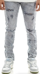 KDNK Grey Splatter Pants