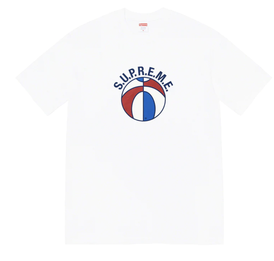 Supreme "League" White Tee