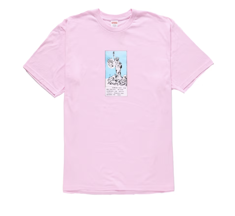 Supreme Liberty Tee Pink