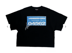 Visionary Club Glacier Black "Marathon Runner" Boxy Tee