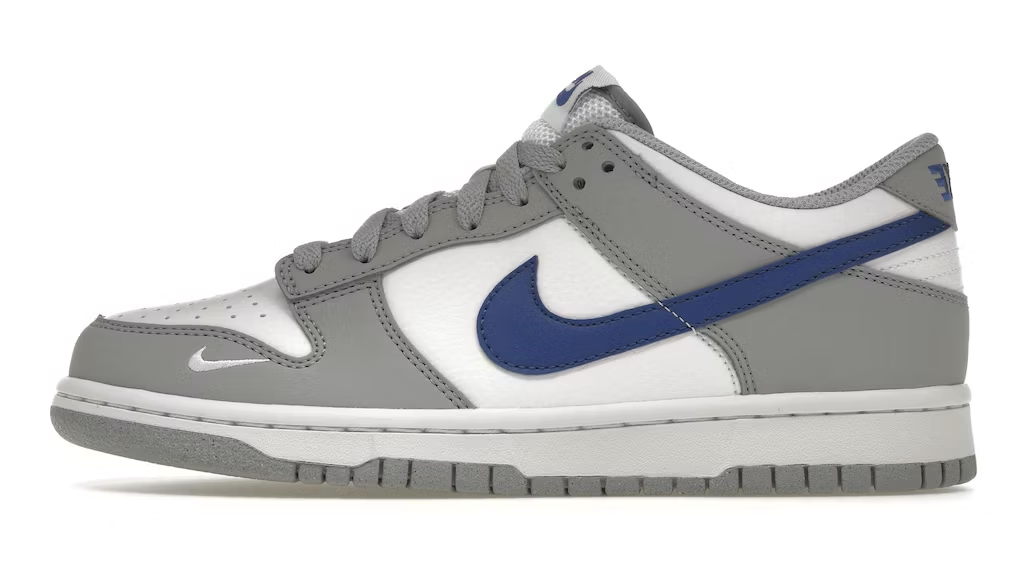 Nike Dunk Low "Mini Swoosh Wolf Grey Game Royal" GS