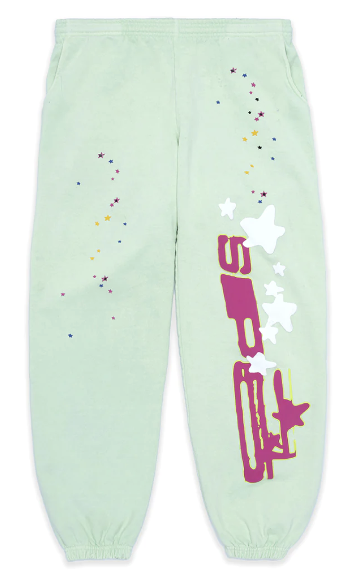 Sp5der "SP5" Pants Mint