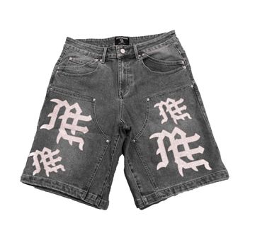 Mixed Emotion Black Jean Shorts