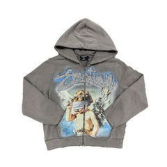 Mixed Emotion Grey "Rhinestone" Hoodie