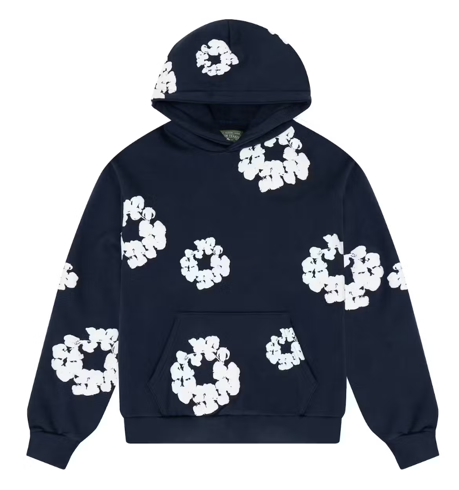 Denim Tears The Cotton Wreath Sweatshirt Navy