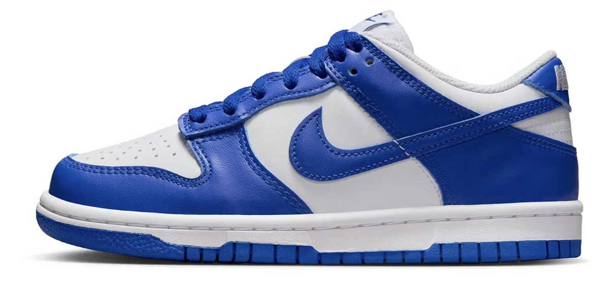 Nike Dunk Low "White Hyper Royal" GS