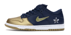 Nike Dunk Low SB x Supreme "Jewel Swoosh Gold" Pre-Owned