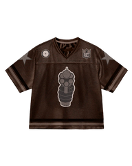 Bravest Studios Brown 911 Football Jersey