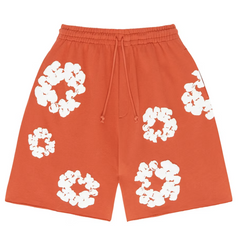 Denim Tears The Cotton Wreath Shorts Orange