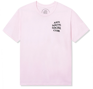 Anti Social Social Club "Mind Games" Pink Tee