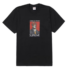 Supreme "American Psycho" Black Tee