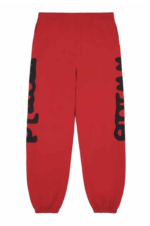 Sp5der Beluga Sweatpants Red