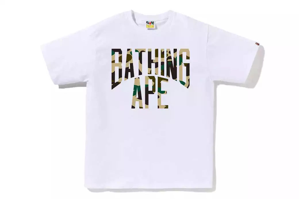 BAPE 1st Camo NYC Logo White Tee