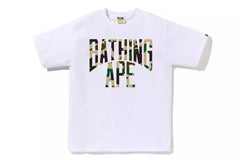 BAPE 1st Camo NYC Logo White Tee