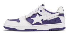 A Bathing Ape Sk8 Sta #1 Ostrich Pack White Purple