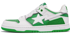 A Bathing Ape Sk8 Sta #1 Ostrich Pack White Green