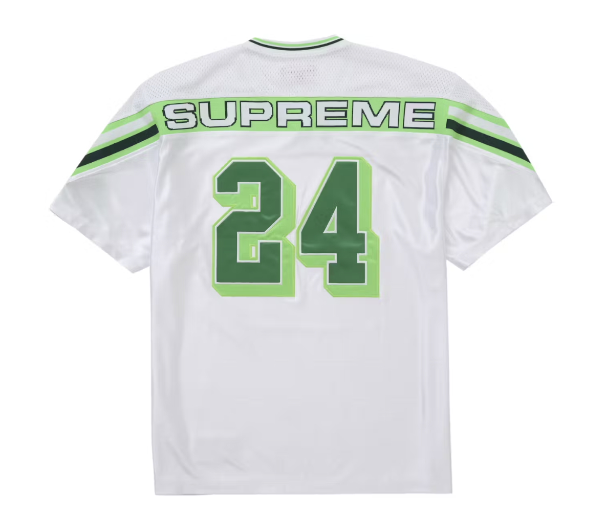 Supreme Jacquard Rib Football Jersey White