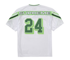 Supreme Jacquard Rib Football Jersey White